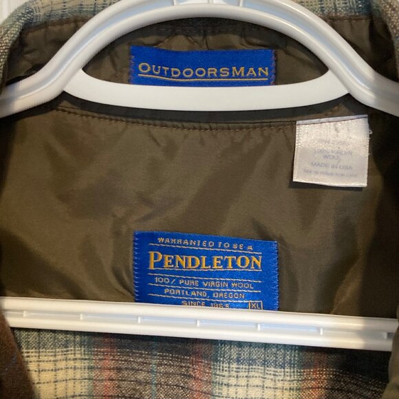 #84 NWOT Pendleton Outdoorsman 100% Wool Shirt, Size XL - Picture 2 of 5
